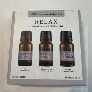 Relax Essential Oil Trio Set 10ml ea